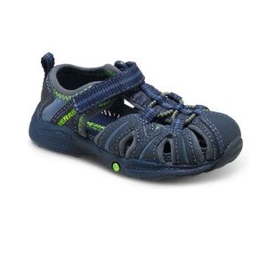 Merrell Little Kid's Hydro Jr. Sandal Navy/Green 8M